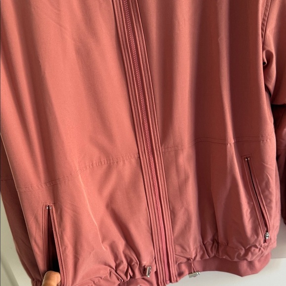 Rust mauve Hooded zip up - Picture 2 of 7